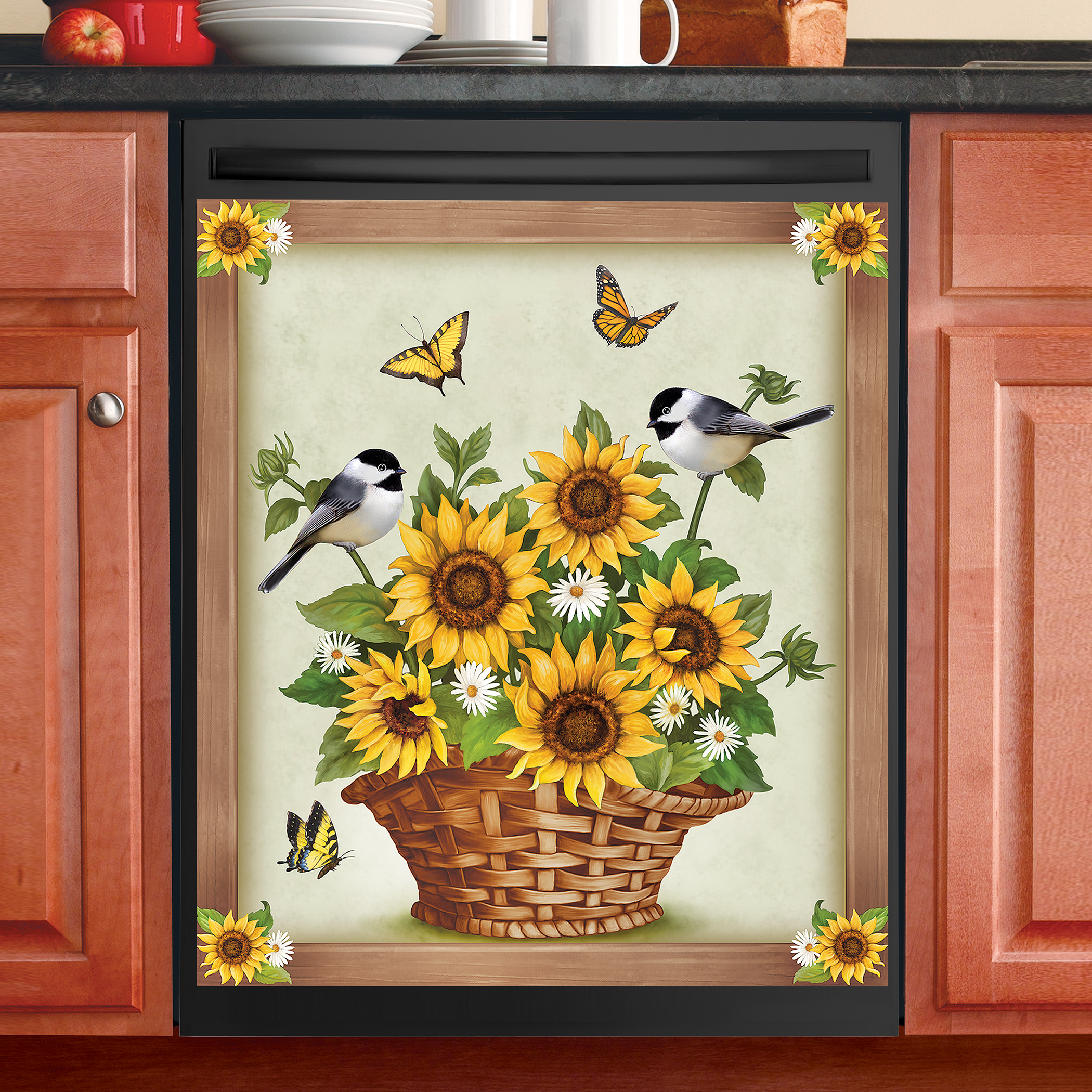 Sunflowers and Birds Dishwasher Decorative eBay