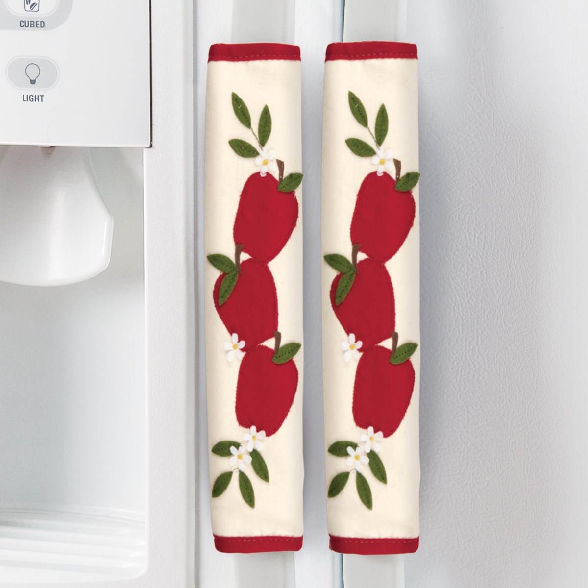 Country Apple Appliance Handle Covers 3pc Collections Etc.