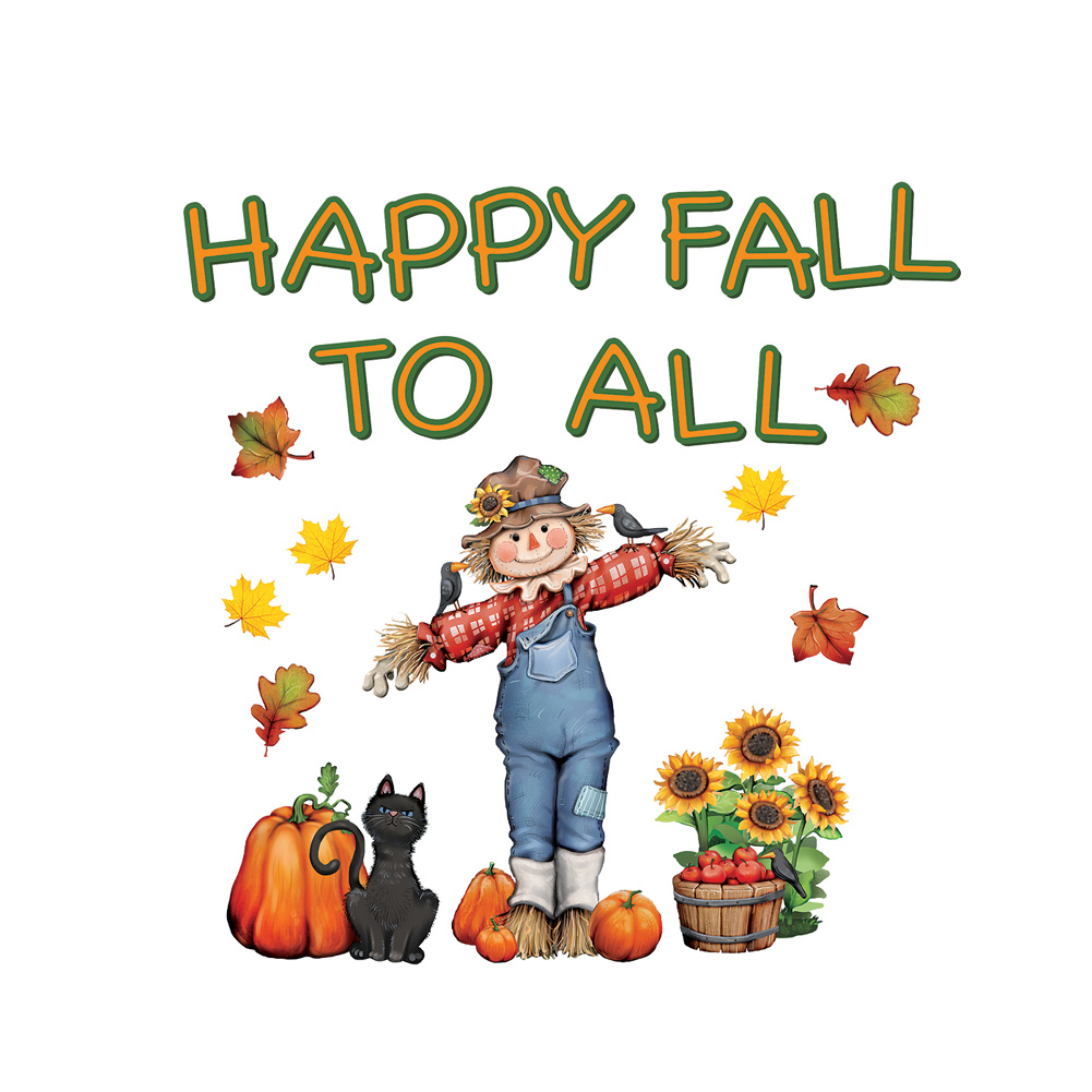 Fall Garage Door Magnets, Removable Autumn Magnets with Scarecrow, Leaves, Sunflowers, Cat, Pumpkins