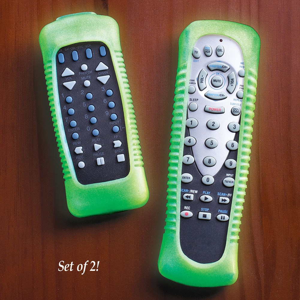 Glow In Dark Remote Control Covers Set of 2 Collections Etc.