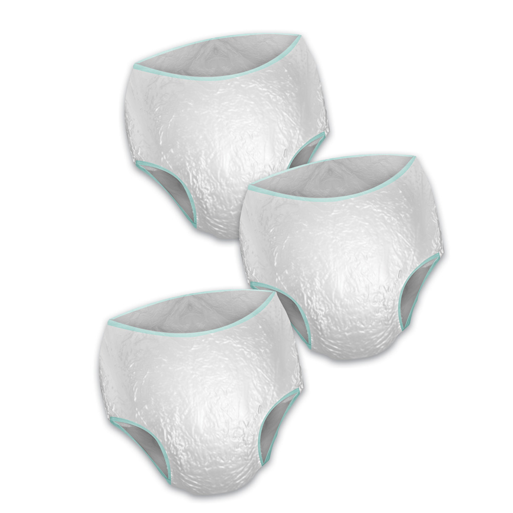 Moisture Proof Reusable Vinyl Underpants - Set Of 3 - Imagen 4 de 11
