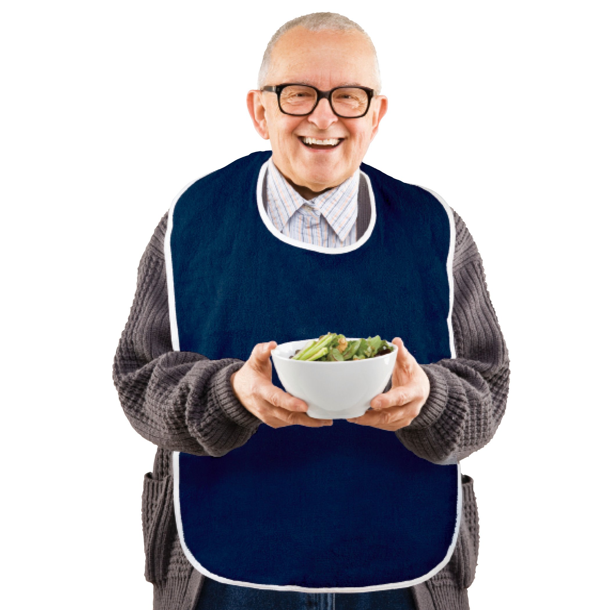 Washable Cotton Terry Full Coverage Bibs - 3 Pack - Bild 25 von 37