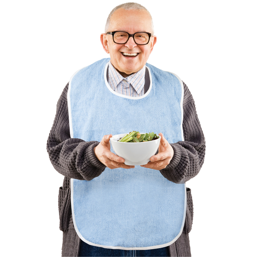 Washable Cotton Terry Full Coverage Bibs - 3 Pack - Bild 3 von 37