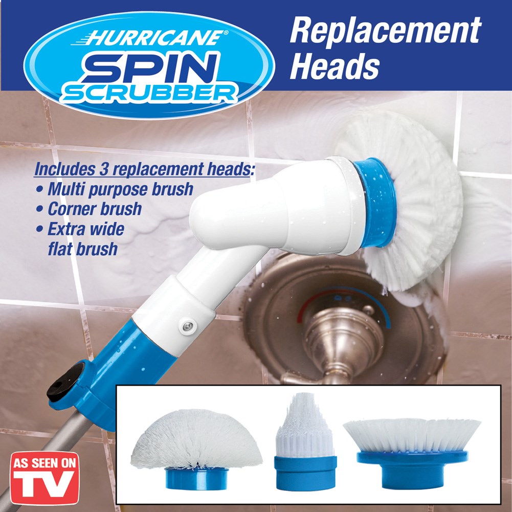 Hurricane Spin Scrubber Replacement Heads Collections Etc.