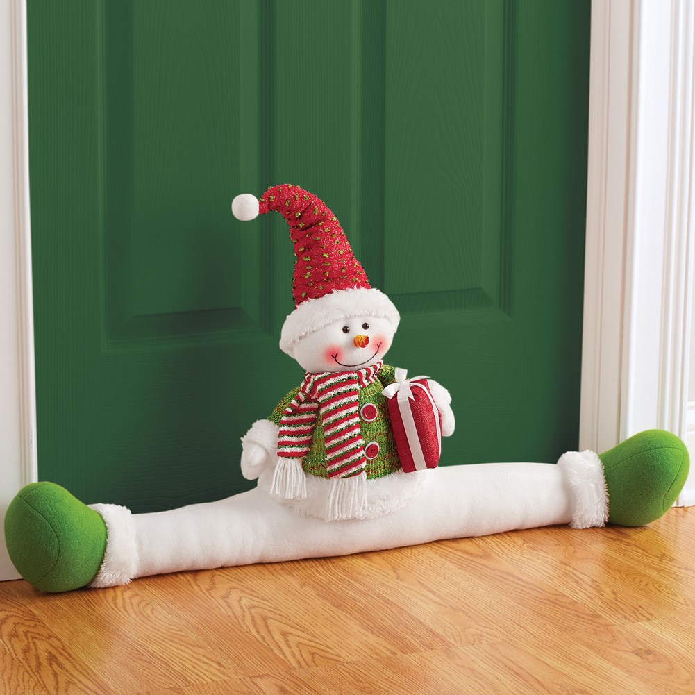 Snowman Christmas Door Draft Stopper Collections Etc.