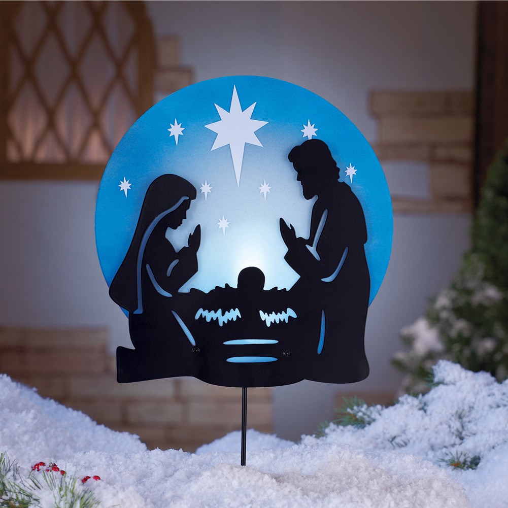 Nativity Solar Christmas Light Decoration Collections Etc.