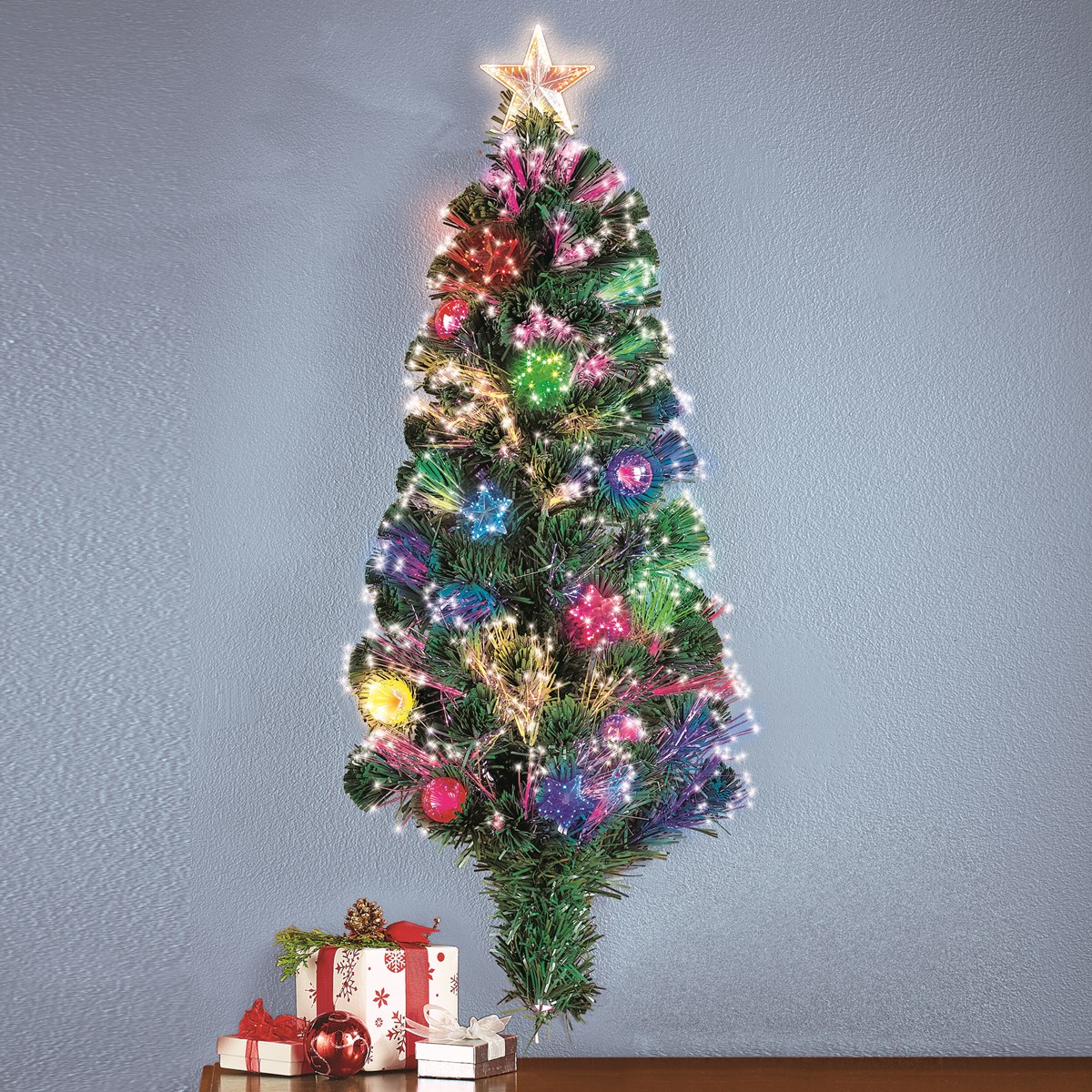 Fiber Optic Wall Christmas Tree 3 Foot Collections Etc.