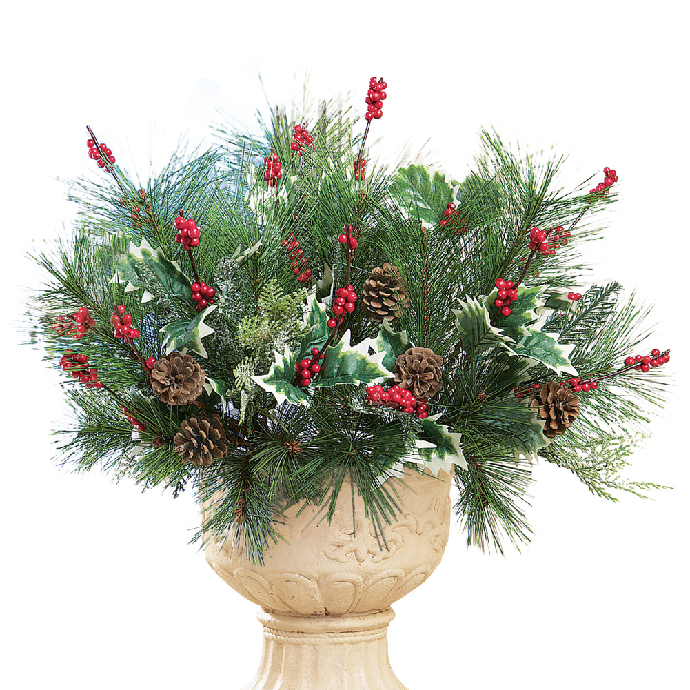 Pine and Berry Christmas Floral Picks 10 X 9.5 X 17.5