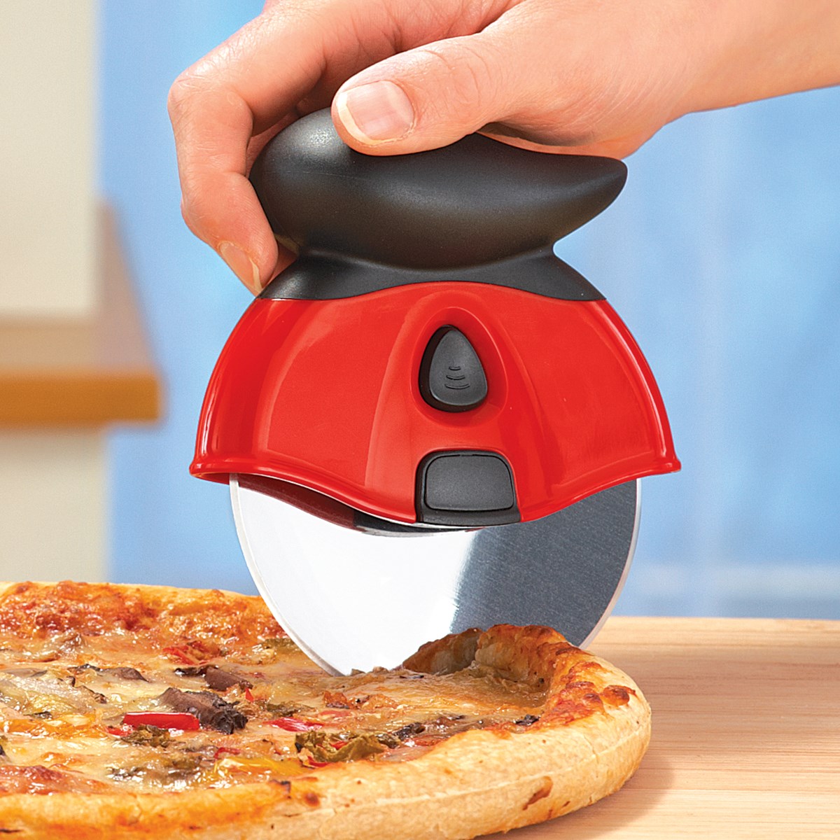 Pizza Cutter Wheel with Storage Base Collections Etc.