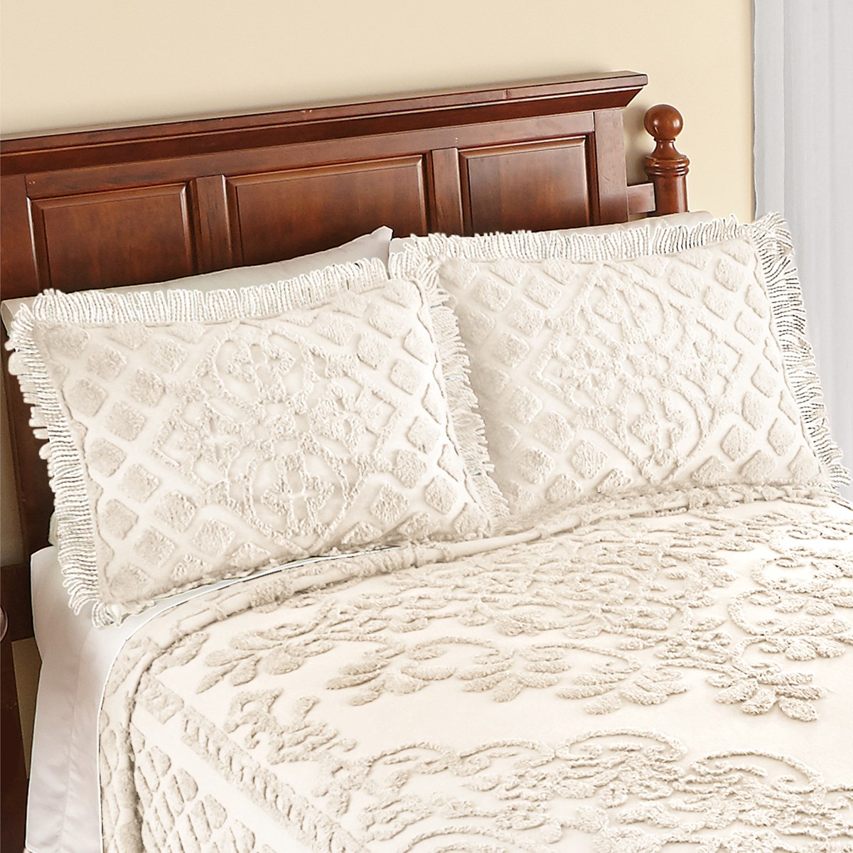 Royalty Elegant Chenille Pillow Sham Collections Etc.