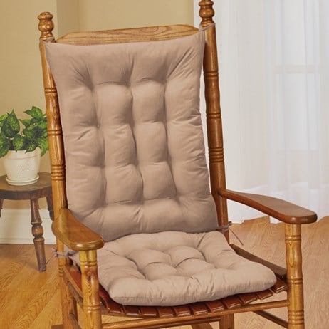 Quilted Rocking Chair Cushion Set Collections Etc