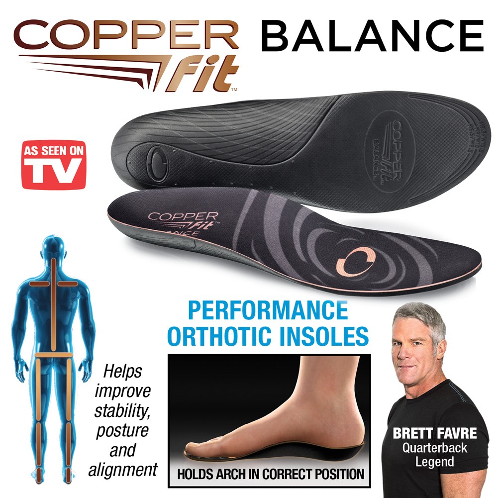Copper Fit Balance Support Insoles Collections Etc.