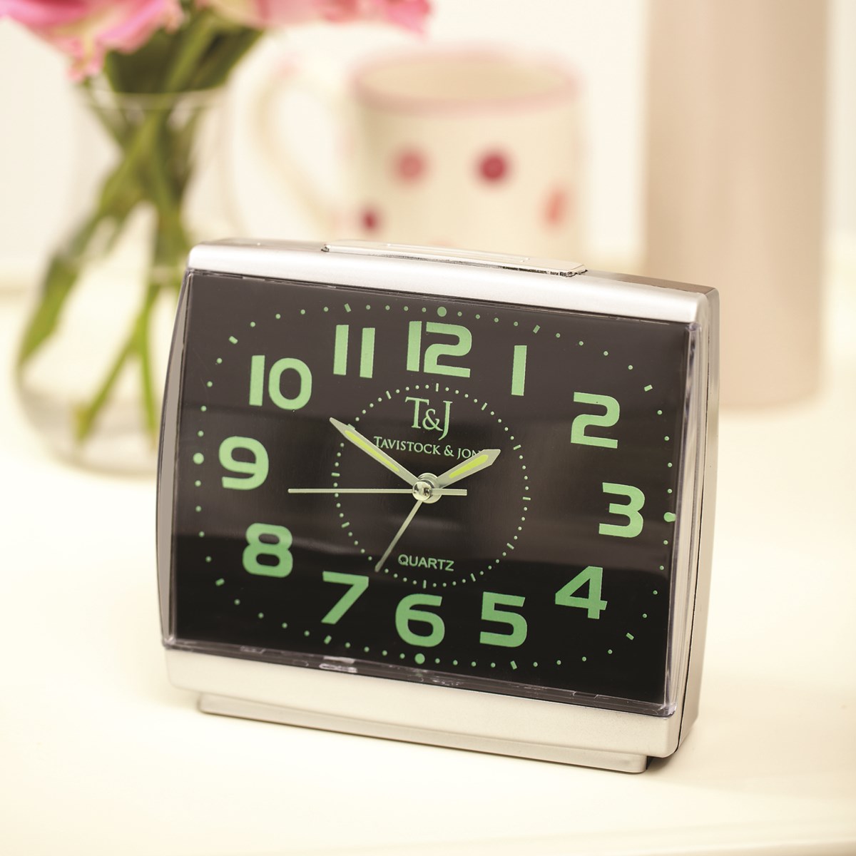 Large Face Glowinthedark Alarm Clock Set of 2 Collections Etc.