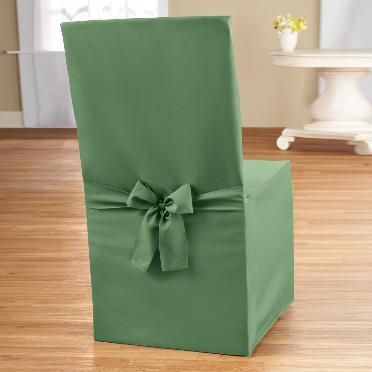 Basic Dining Chair Cover with Ties Collections Etc.