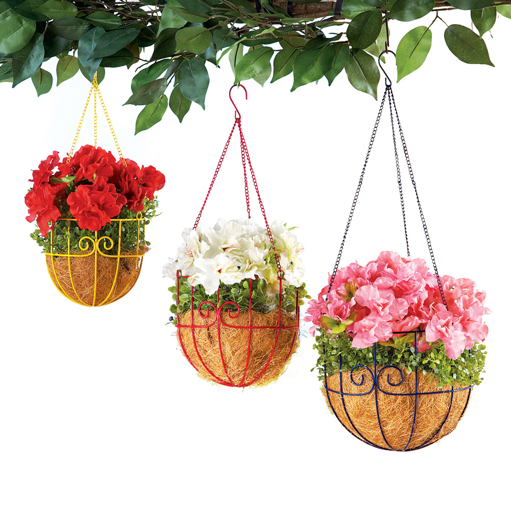 Metal Hanging Baskets For Plants Plant Ideas