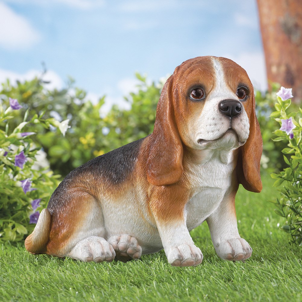 Buddy Beagle Dog Outdoor Garden Statue Collections Etc.