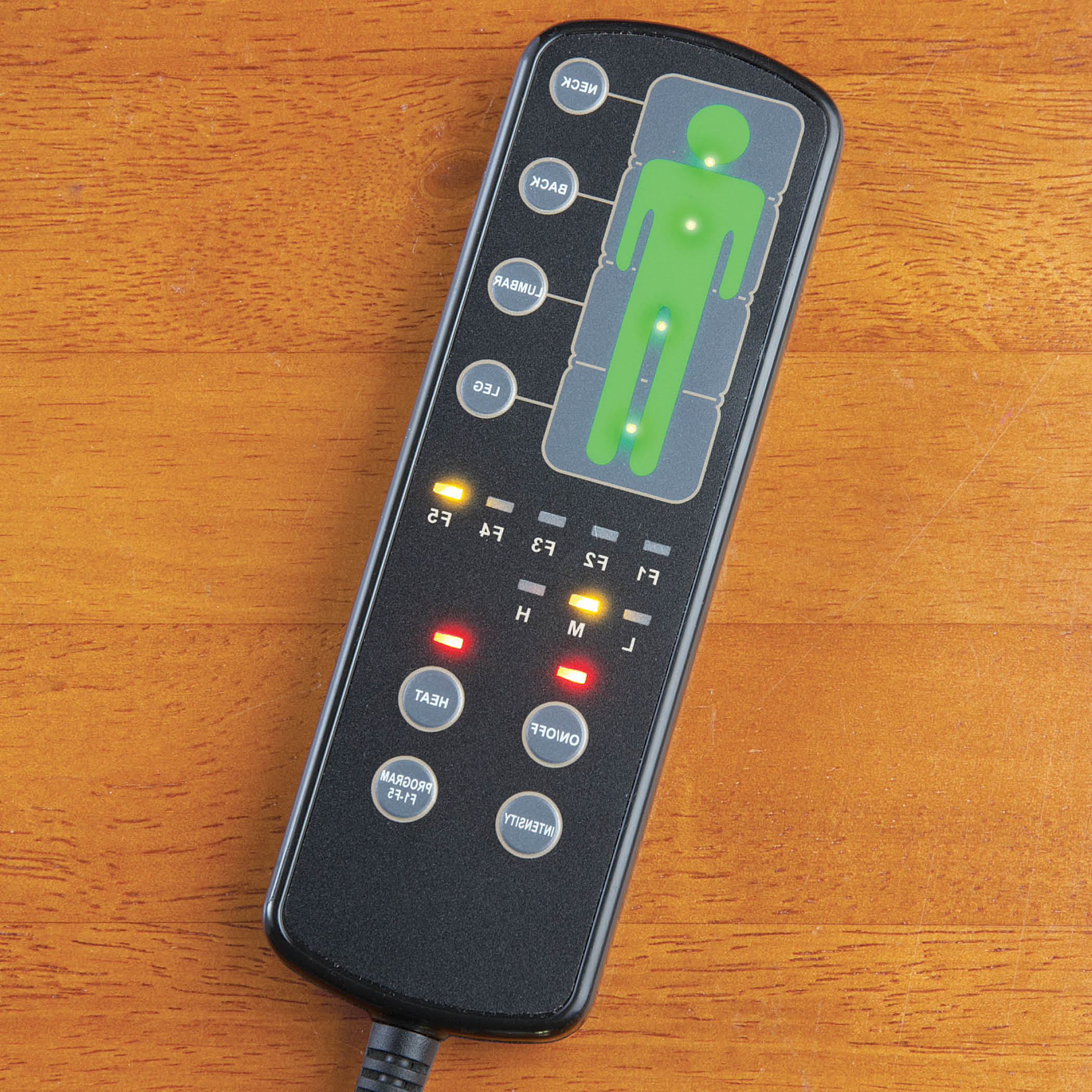 Plush heated massage chair pad with remote Clearance