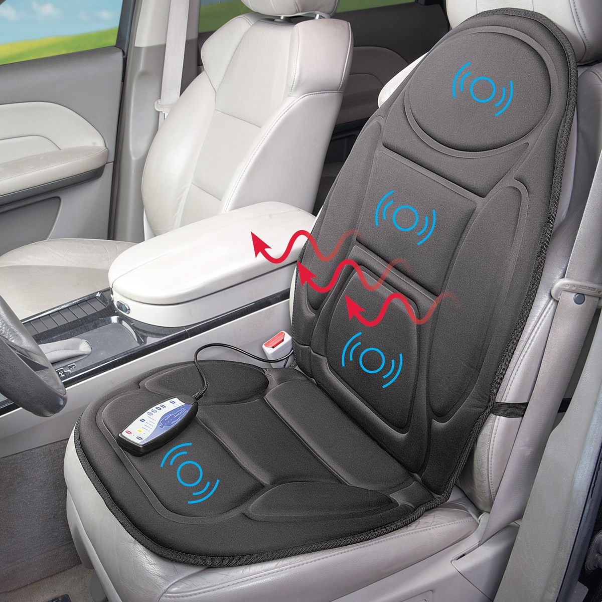 Back Massager Seat Cushion for Car, Office, Home Collections Etc.