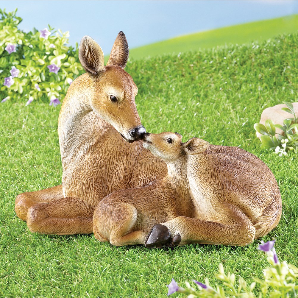 Deer And Fawn Garden Statue Collections Etc.