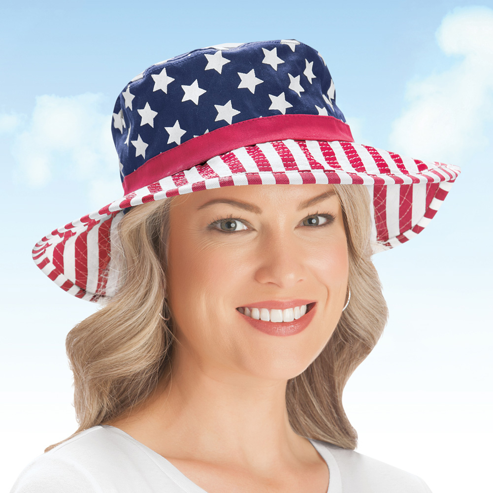 patriotic bucket hat