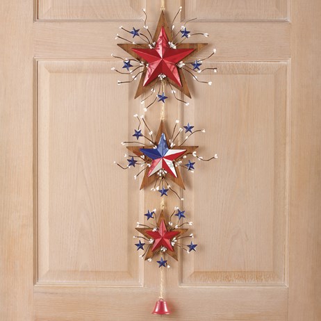 Patriotic Hanging Stars Door Decoration Collections Etc