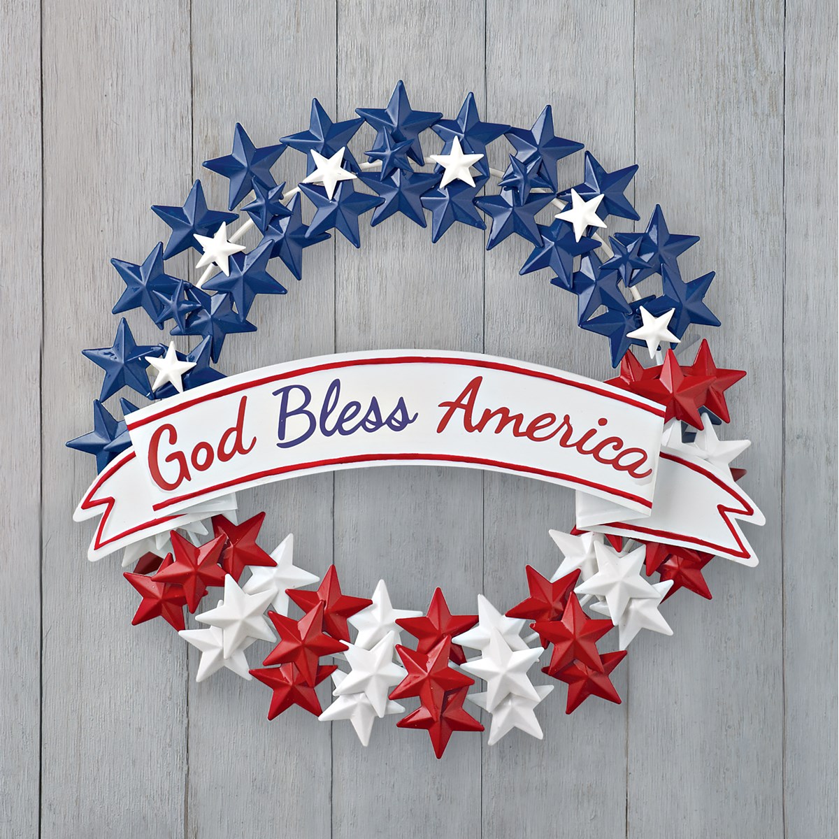 God Bless America Metal Door Decoration Collections Etc.