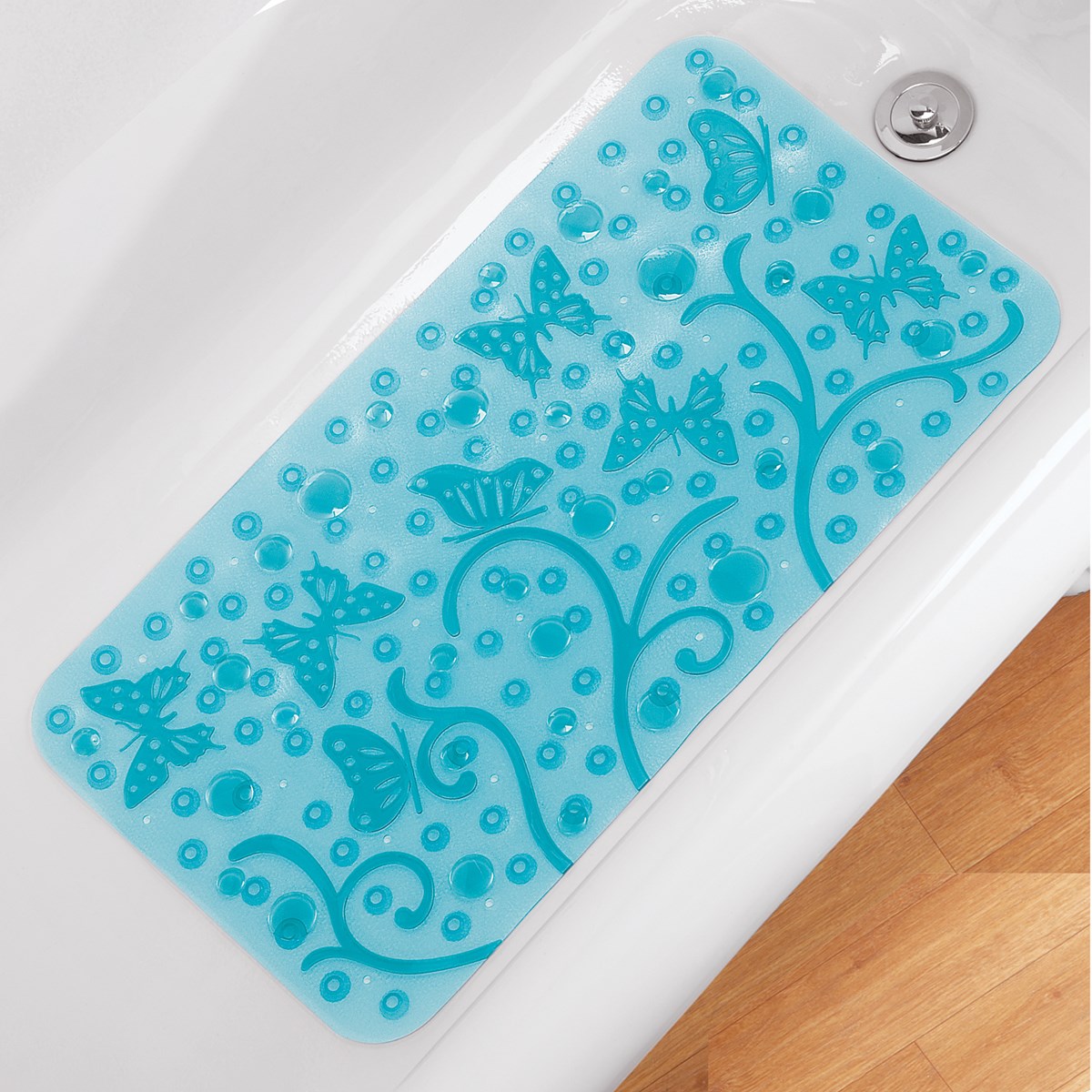 Butterfly Suction Rubber Bathtub Mat Collections Etc.