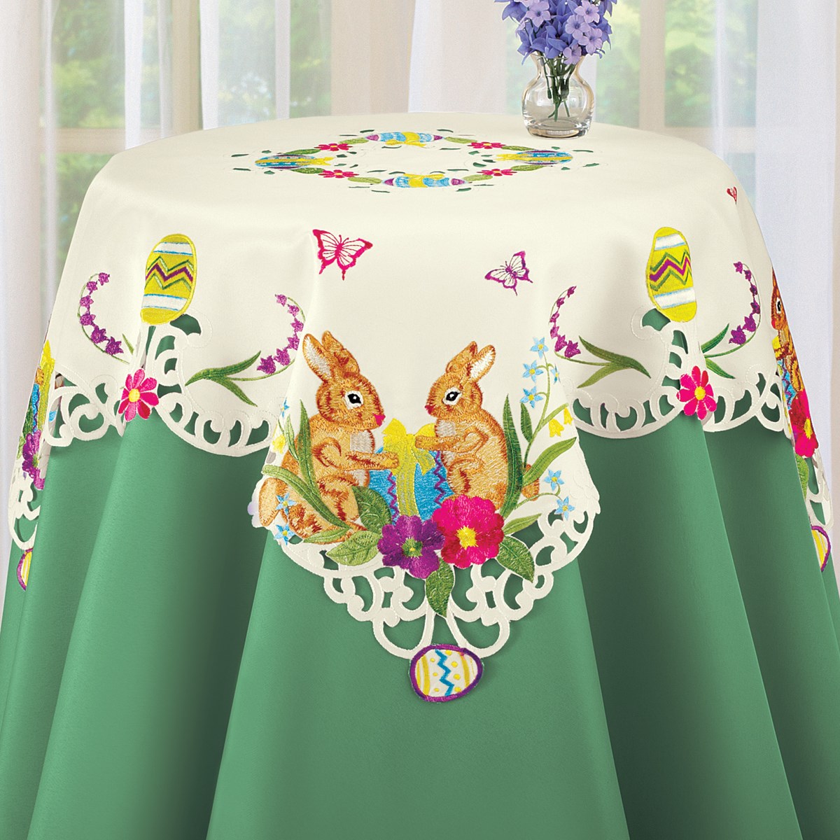 Beautiful Bunnies Easter Table Linens Collections Etc.