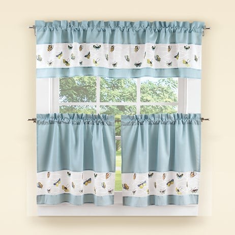 Butterfly Cafe Curtain Tiers And Valance Collections Etc