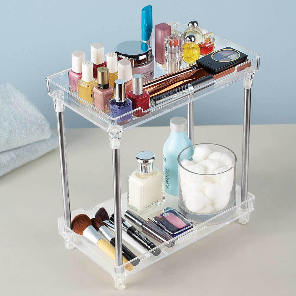 Acrylic 2Tier Storage Shelf Collections Etc.