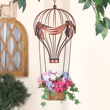 Hot Air Balloon Hanging Basket Plant Holder Collections Etc
