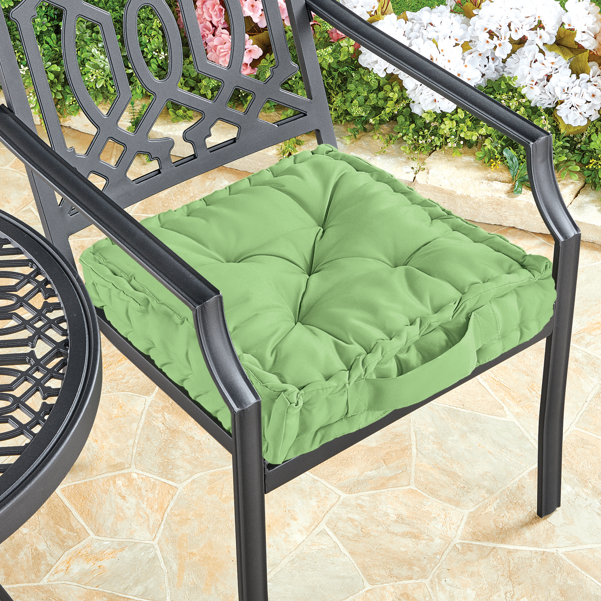 tufted booster cushion