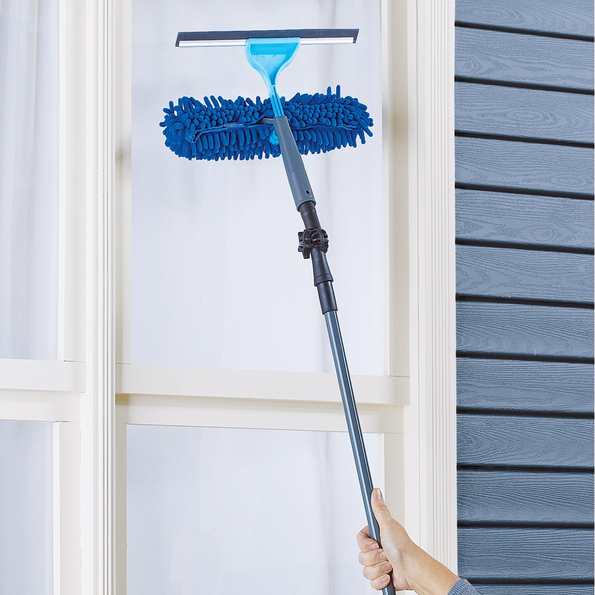 2 in 1 Window Cleaning Pad & Squeegee Tool Collections Etc.