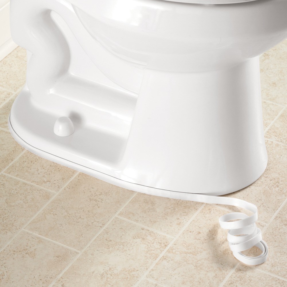 Flexible Adhesive Press on Toilet & Sink Caulk Tape Collections Etc.