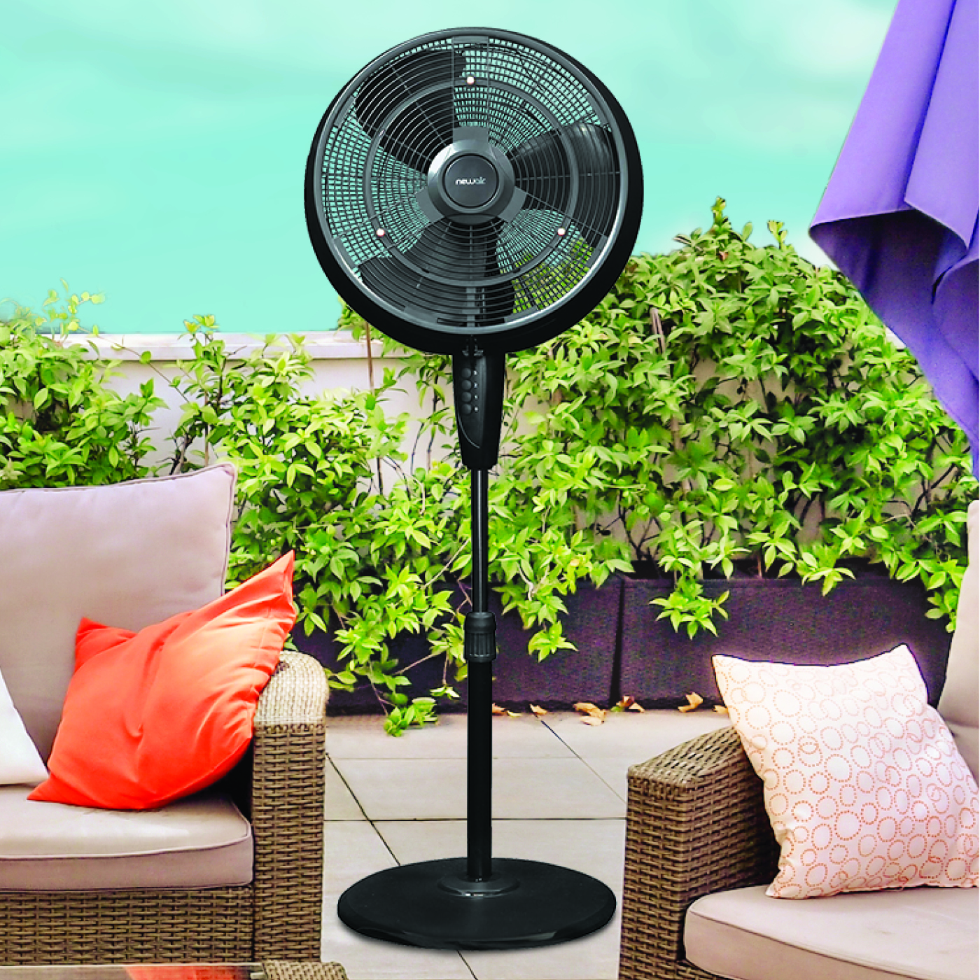outdoor patio misting fan