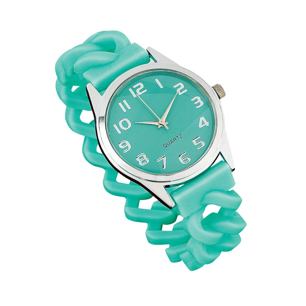 Reloj con correa elástica de silicona fácil de leer - Imagen 16 de 21