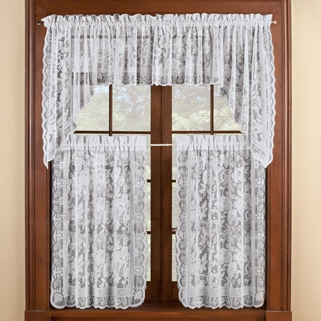 Windsor Lace Cafe Curtain Tier Set Collections Etc
