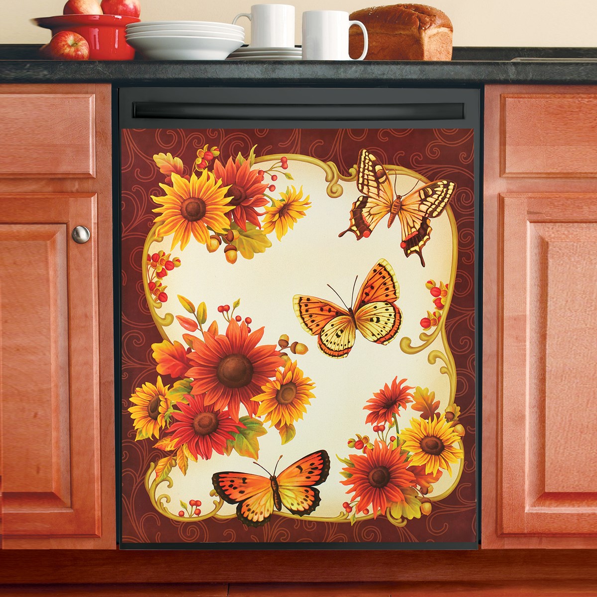 Sunflower Kitchen Decorative Dishwasher Collections Etc.