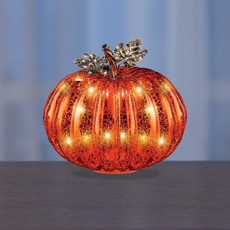 Festive Lighted Gl Pumpkins Indoor Fall Décor Collections Etc Festive Lighted Gl Pumpkins Indoor