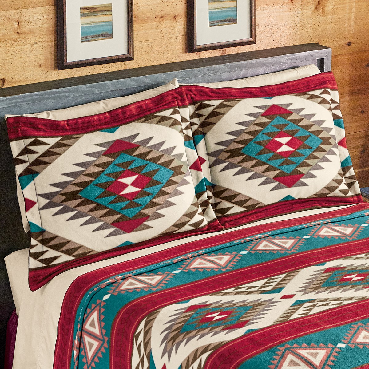 Aztec Fleece Southwest Bedding Pillow Sham Collections Etc.