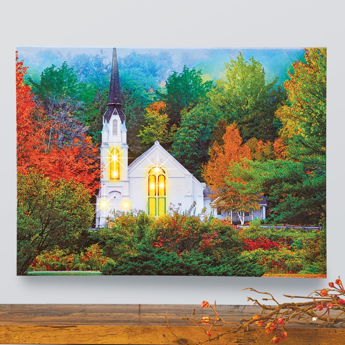 Autumn Church Canvas Collections Etc.