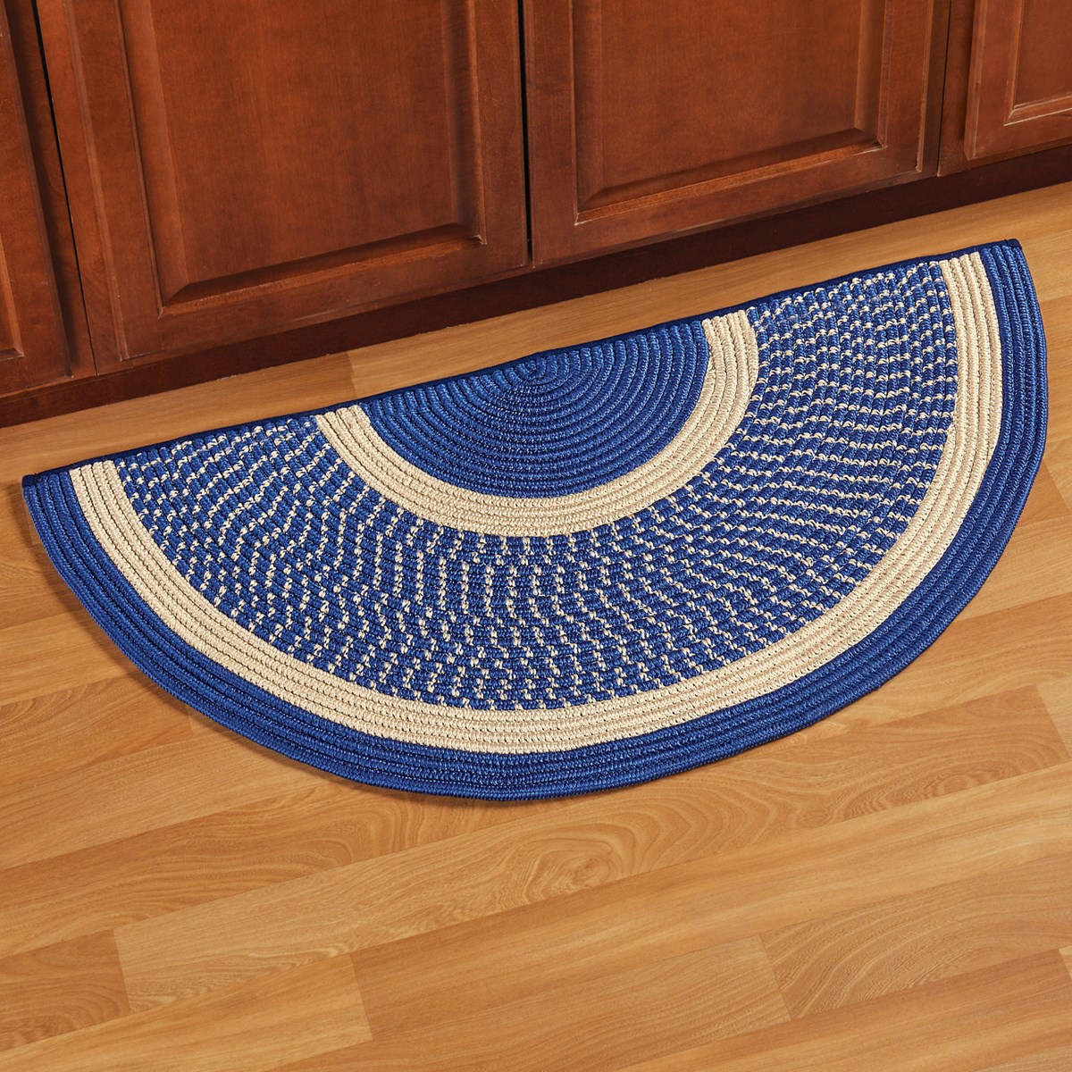 Cambridge TwoTone Braided Area Rug, Half Circle Collections Etc.
