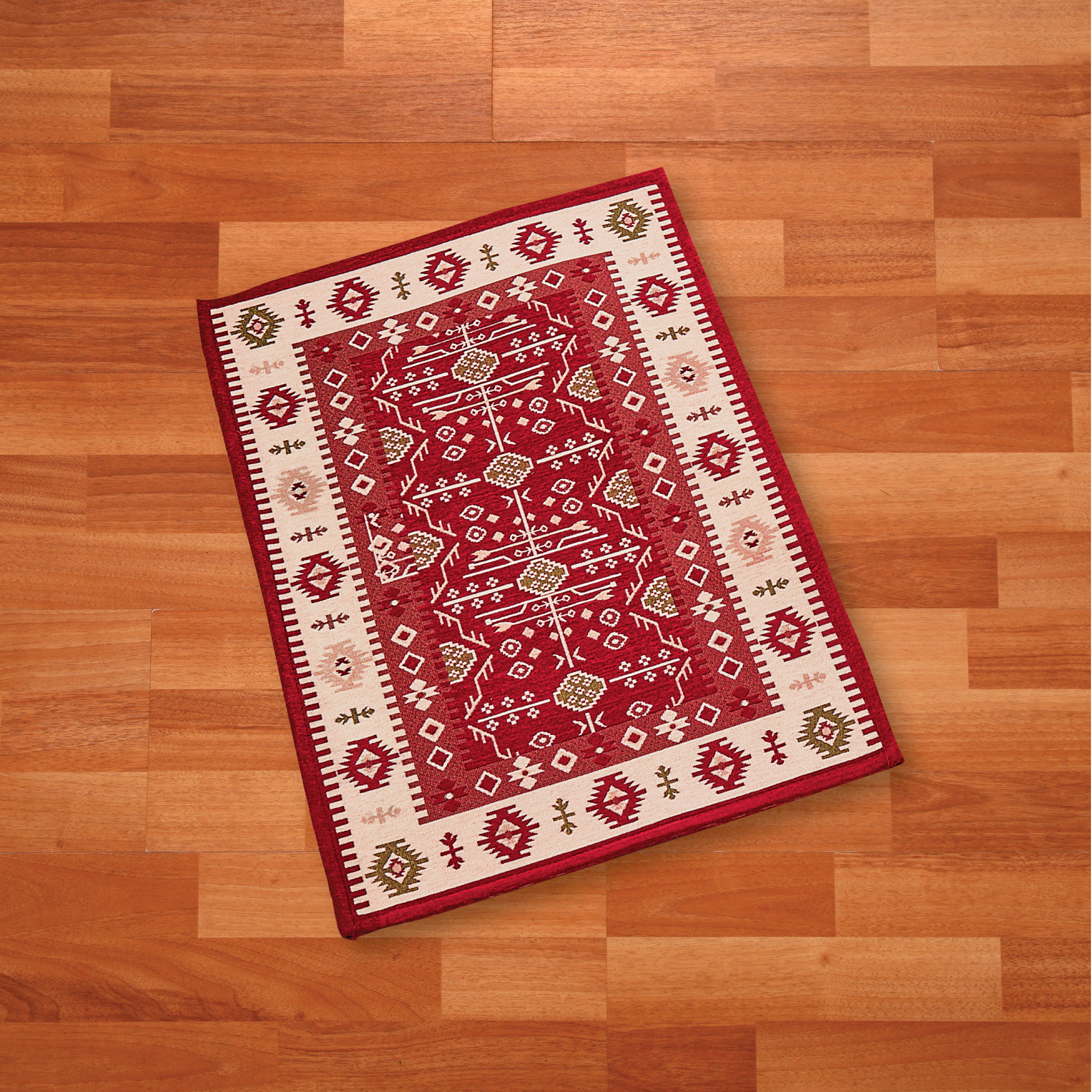 Aztec Skid Resistant Jacquard Area Rug