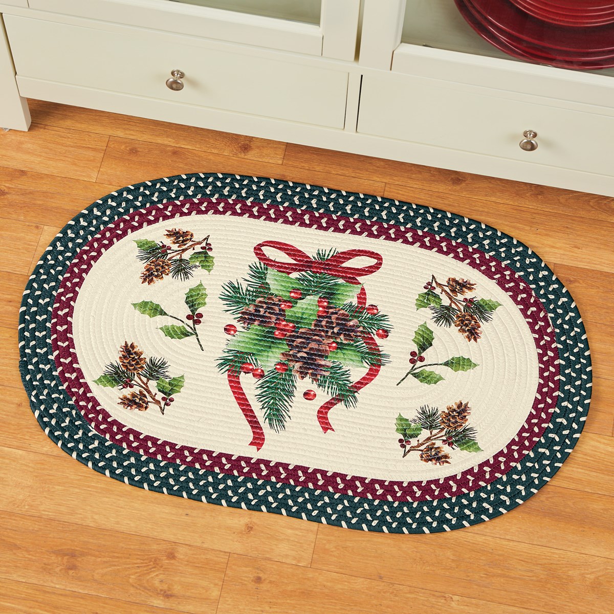 Holiday Pine Braided Accent Rug Collections Etc.