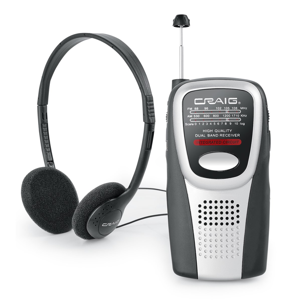 Pocket Radio w/Headphones Collections Etc.