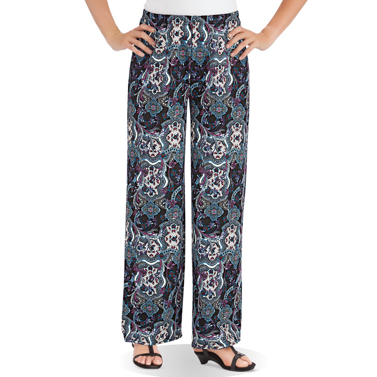 knit palazzo pants nike