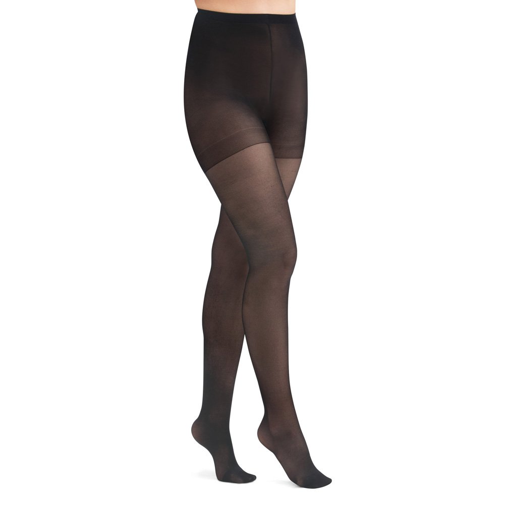 Transparente Non-Run bequeme Stützstrumpfhosen Strumpfhosen, 3er Pack - Bild 4 von 5