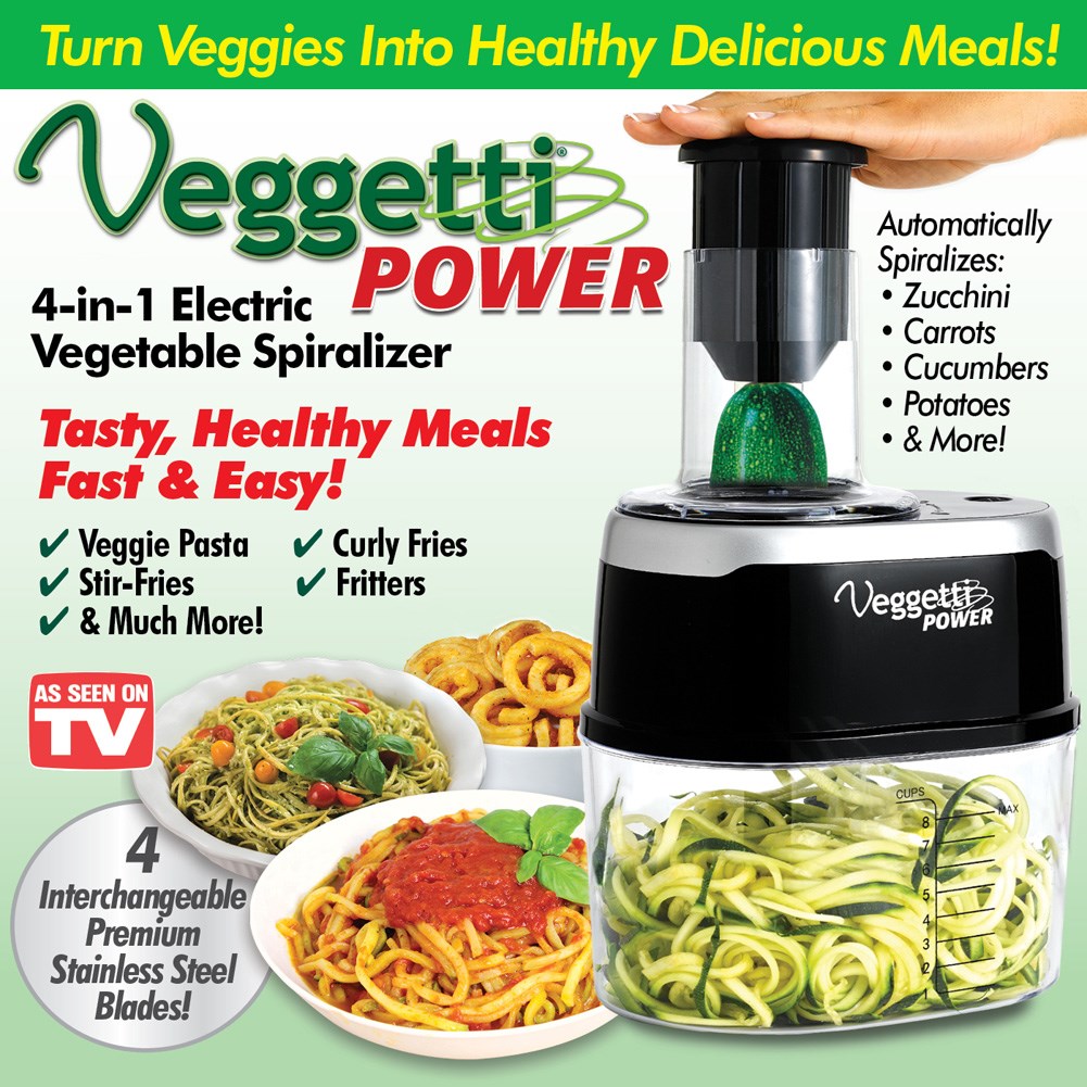 Veggetti Power Electric Vegetable Spiralizer Collections Etc.