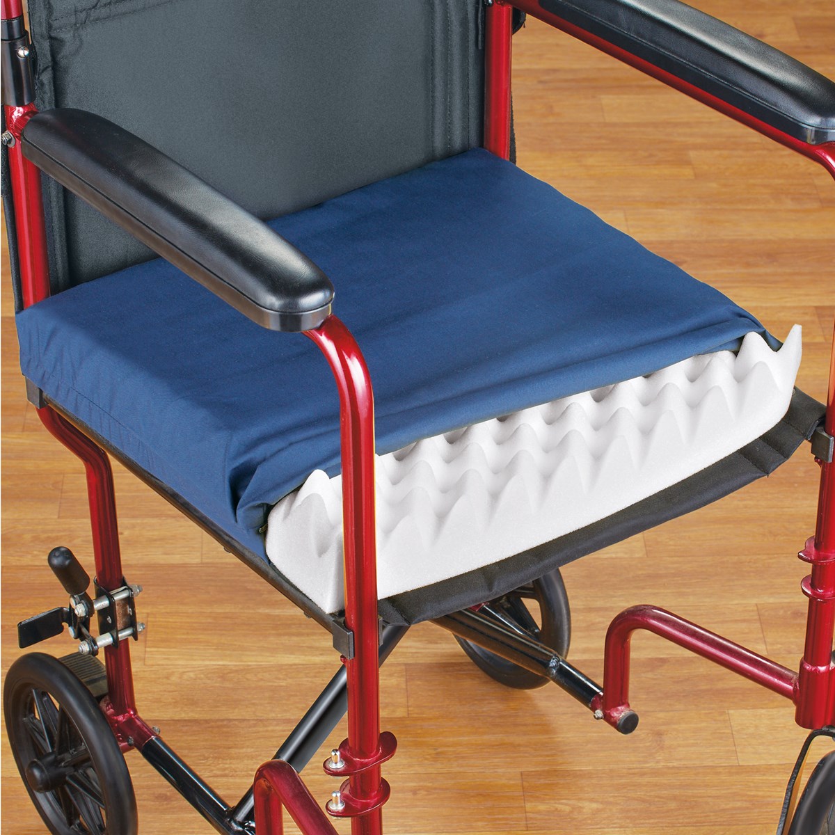 Convoluted Chair Cushion with Cover, 3"H Collections Etc.