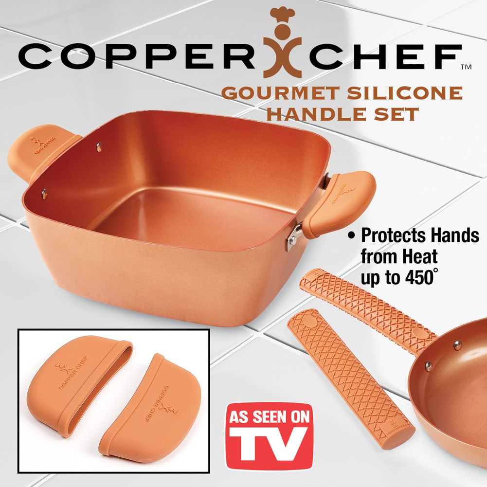 Copper Chef Gourmet Silicone Handle Cover Set Collections Etc.